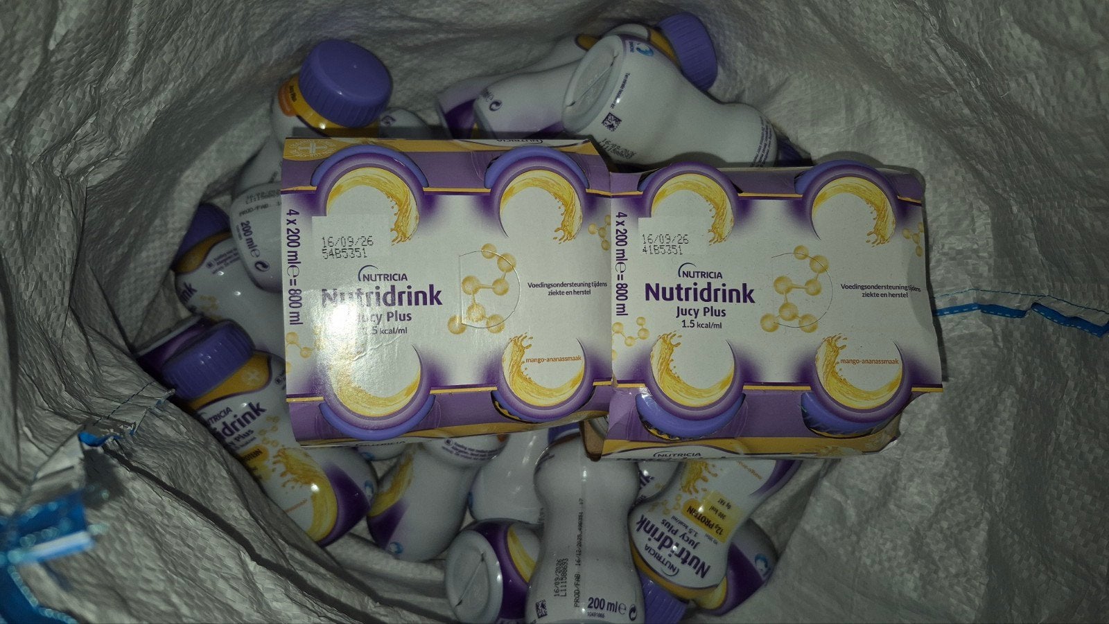 Drinkvoeding: Nutridrink jucy plus mango-ananas, tht 16-9-26, Diversen, Ophalen