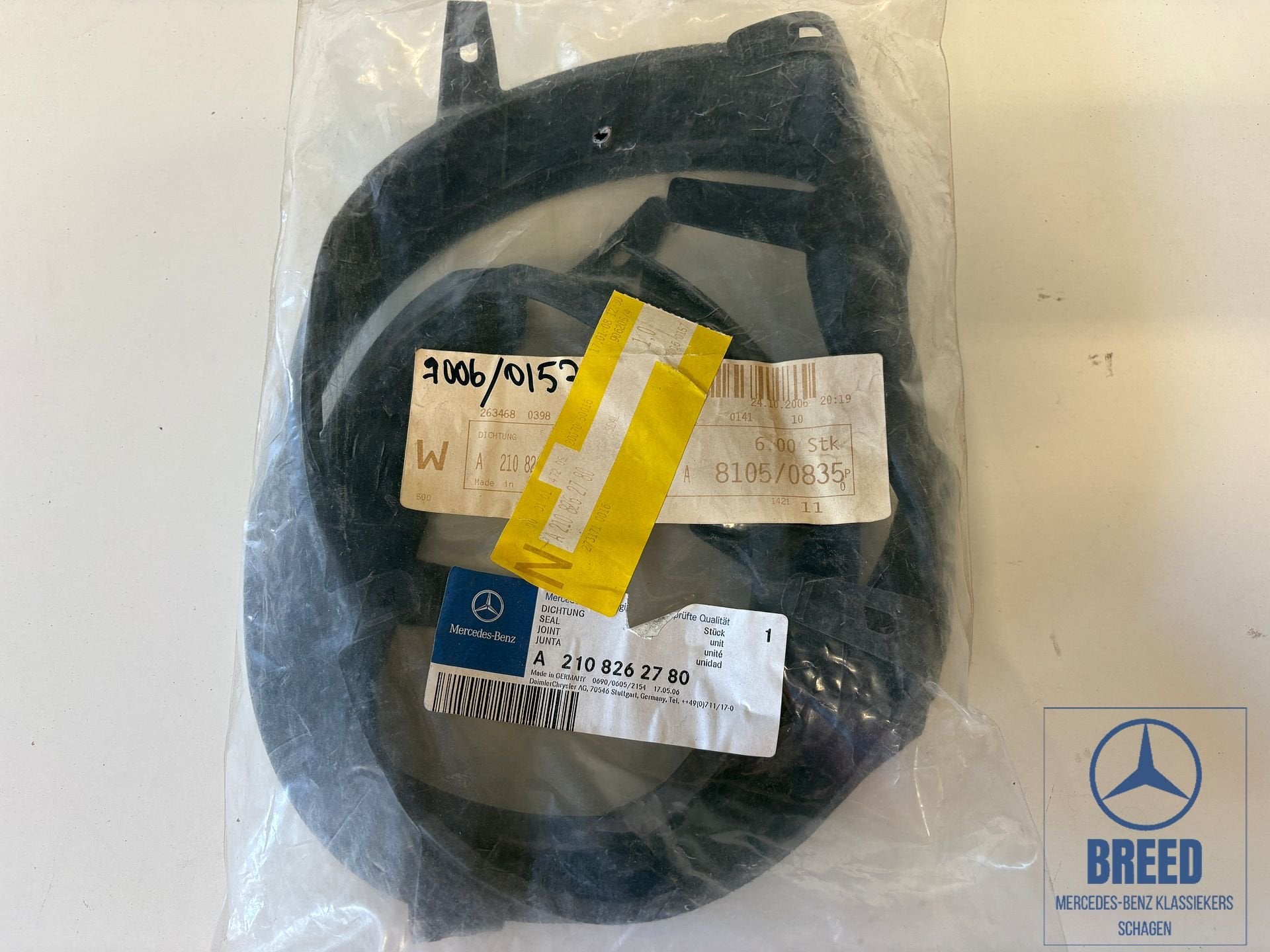 NOS koplamprubber links voor Mercedes-Benz W210 E-klasse, Auto-onderdelen, -, Nieuw, Ophalen of Verzenden, -