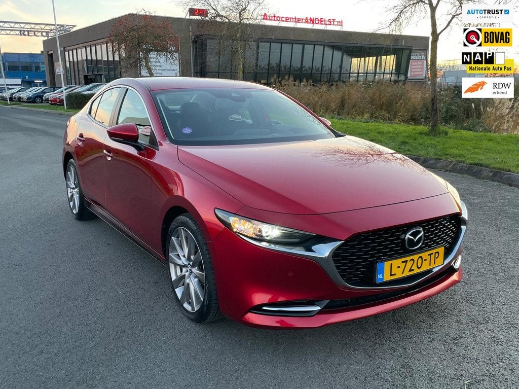 Mazda 3 2.0 e-SkyActiv-X M Hybrid 186 Comfort, Acc, Cam, Pdc, Auto's, Mazda, Voorwielaandrijving, 1998 cc, Stof, Gebruikt
