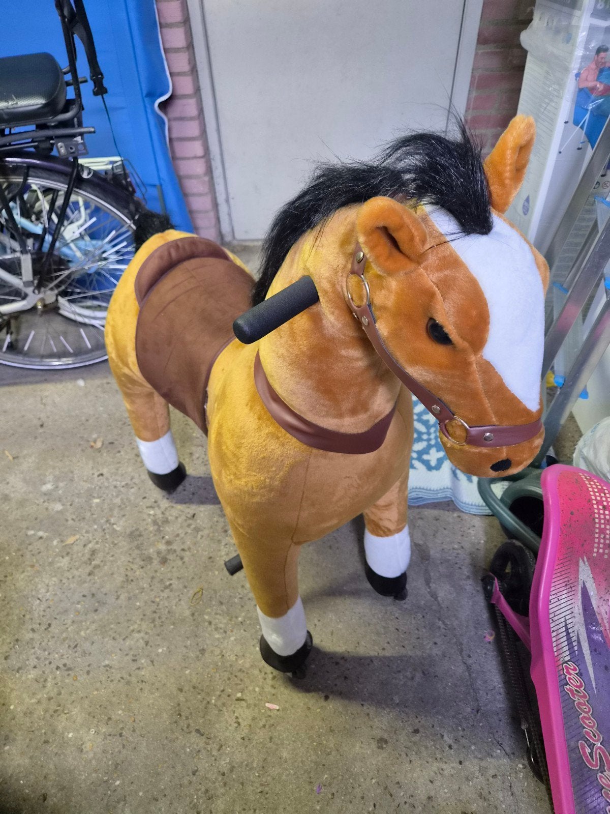 ponycycle paard - Bruin - Zo goed als nieuw, Ophalen, Zo goed als nieuw, Jongen of Meisje