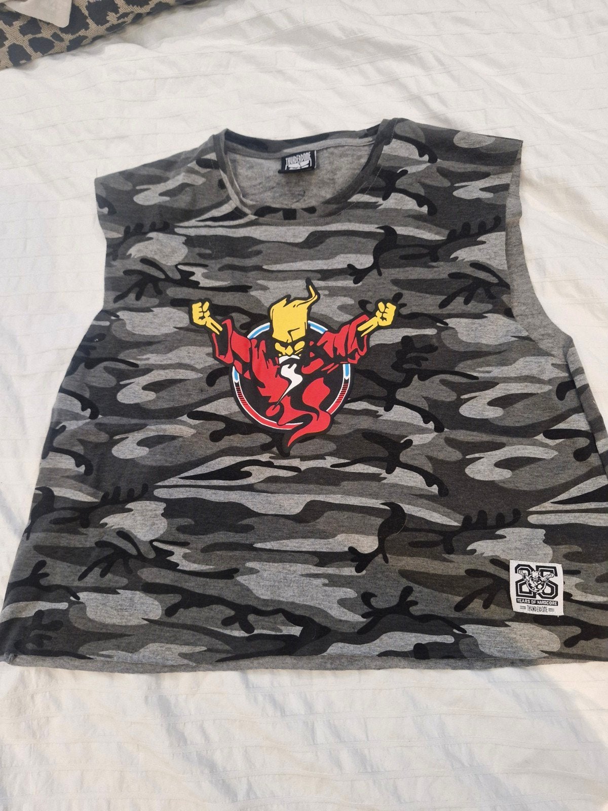 Thunderdome Camouflage Mouwloos Shirt - Maat L, Kleding | Heren, T-shirts, Zwart, Ophalen of Verzenden