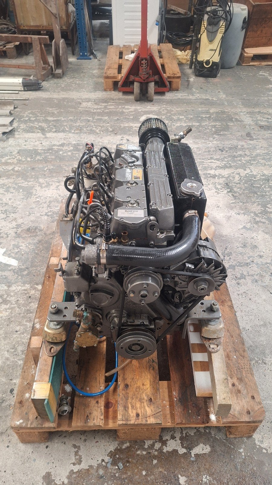 Lombardini LDW2204M  60pk Inboard Dieselmotor, Watersport en Boten, Ophalen, Gebruikt, Binnenboordmotor, Viertaktmotor