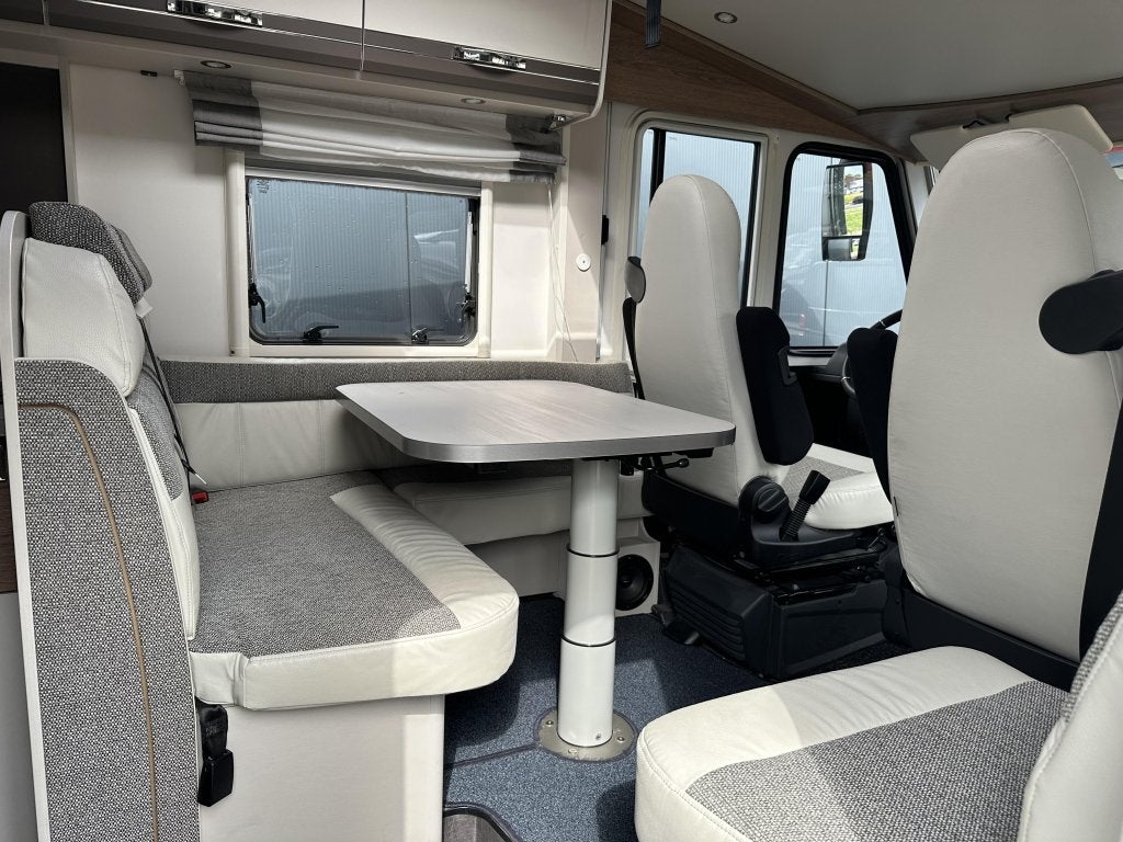 Dethleffs Trend I 7057 DBM Automaat + Queensbed, Caravans en Kamperen, Fiat, Bedrijf, Diesel, Dethleffs