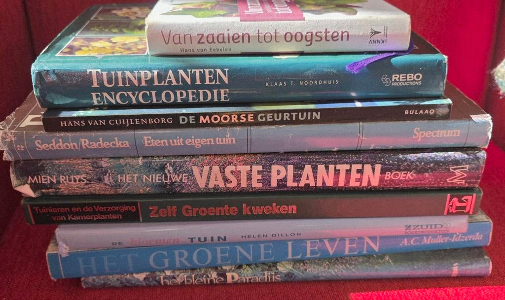 Collectie Tuinboeken: Van Zaaien tot Vaste Planten, Boeken, Ophalen of Verzenden, Gelezen, Diverse auteurs, Moestuin