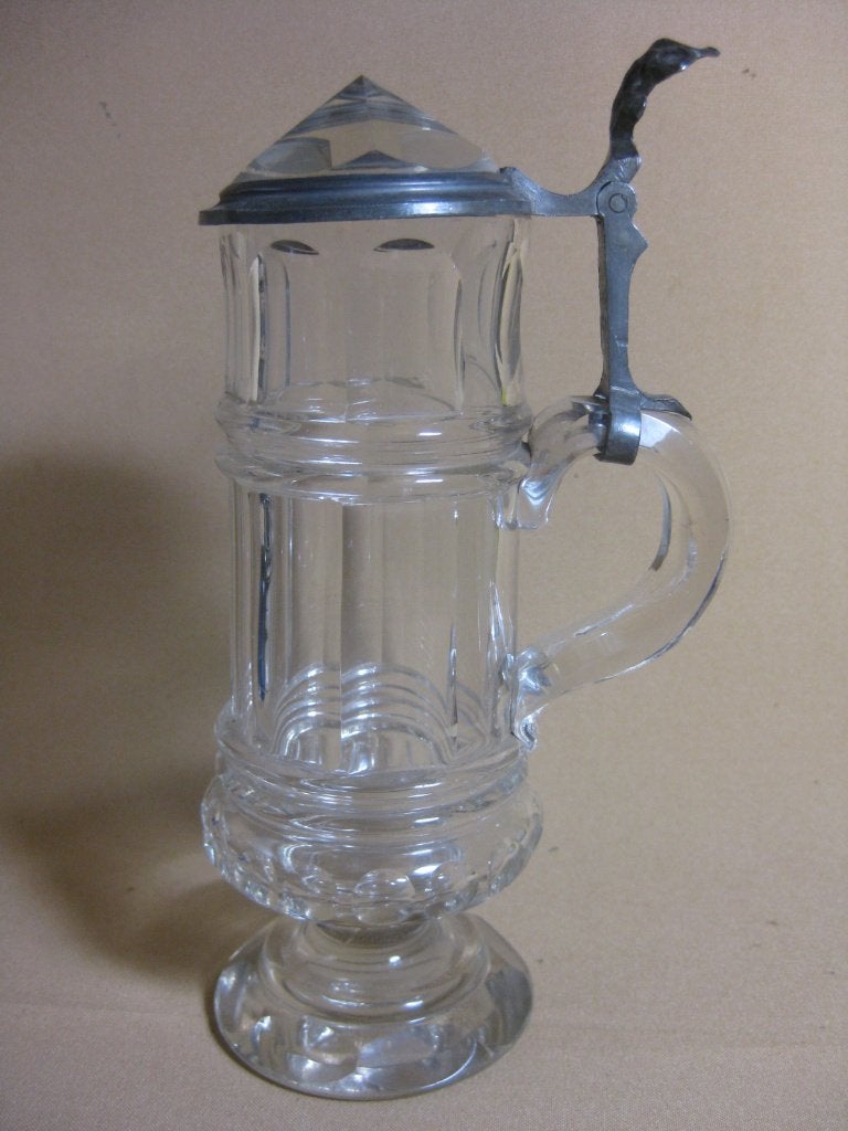 Antiek kristallen bierpul 19e eeuw, Antiek en Kunst, Ophalen of Verzenden