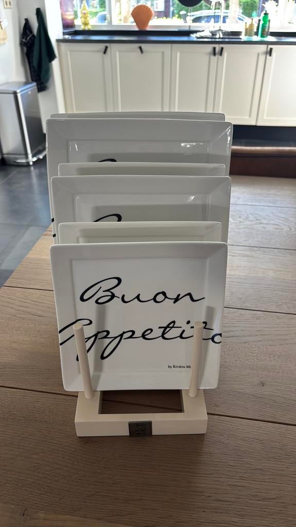 Riviera maison borden, Ophalen, Zo goed als nieuw, Overige stijlen, Bord(en)