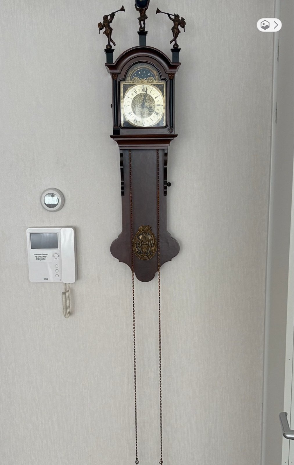 Antieke Friese Staartklok - Prachtig Houten Design, Ophalen