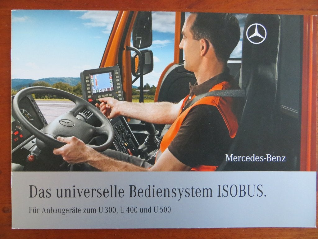 Unimog Universelle Bediensystem ISOBUS (sept. 2008', Boeken, Auto's | Folders en Tijdschriften, Ophalen of Verzenden, Nieuw, Overige merken
