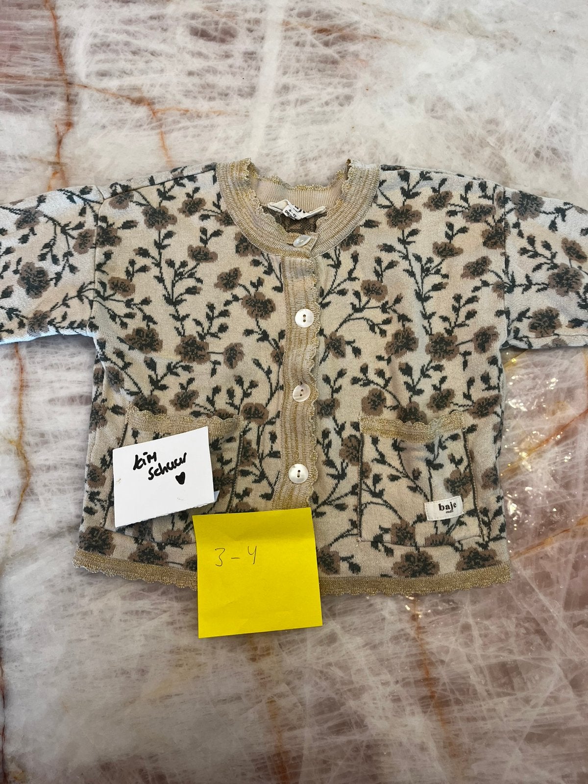 Baje vestje maat 3 jaar, Ophalen of Verzenden, Zo goed als nieuw, Meisje, Trui of Vest