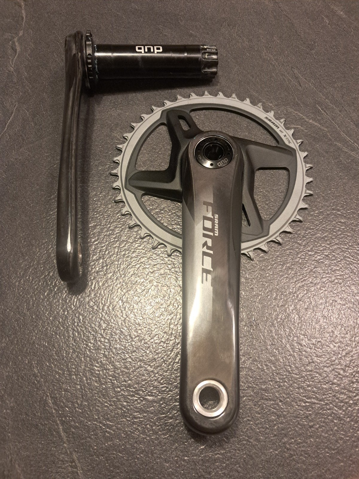 SRAM Force D1 DUB | carbon crankstel 175mm 40T - nieuw, Crankstel of Pedalen, Sram Force, -, -