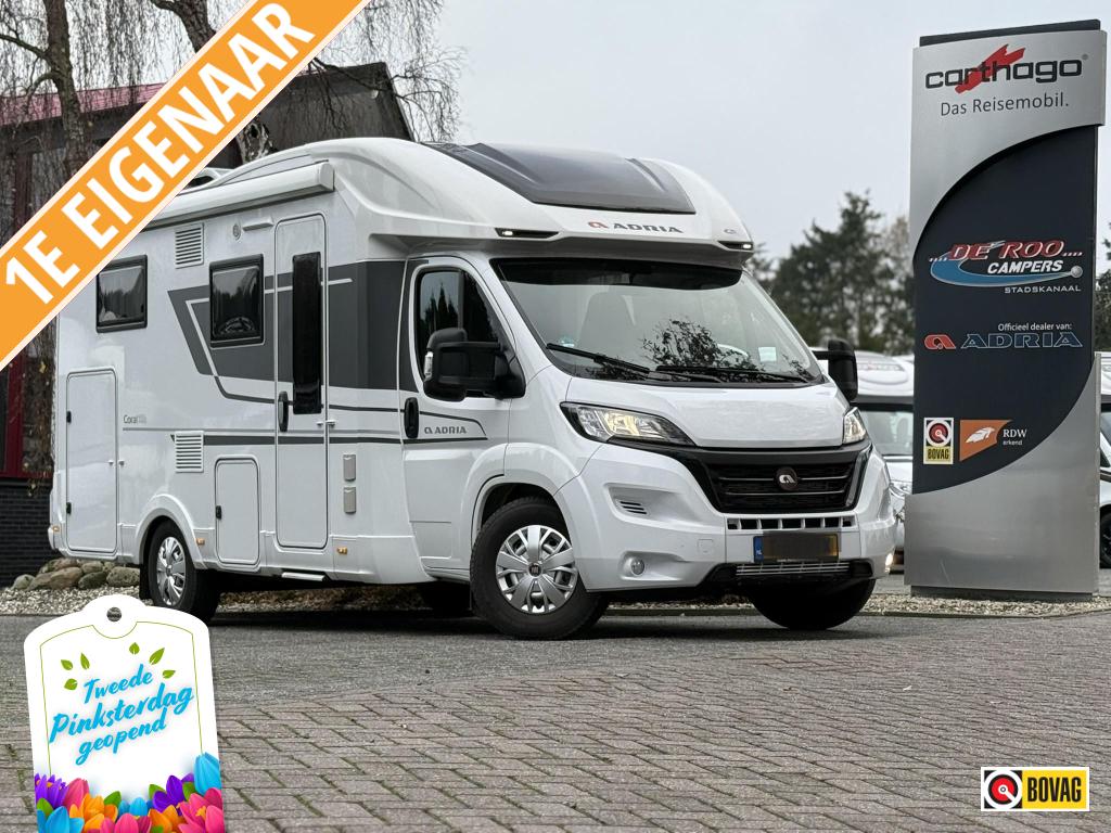 Adria Coral 600 SL - LEVEL-AUTOMAAT-LENGTEBEDDEN, Automaat, Standaard zit, Fiat, Tot en met 2
