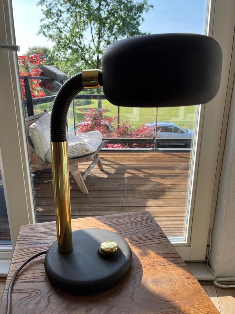 Hillebrand bureaulamp, voor Sölken-Leuchten, Huis en Inrichting, Lampen | Tafellampen, Ophalen of Verzenden, Minder dan 50 cm