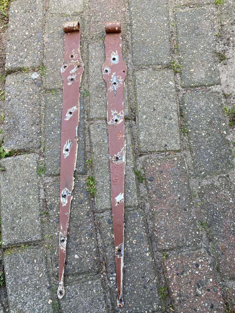 Oude scharnieren, Ophalen of Verzenden, Gebruikt, IJzer, Scharnier