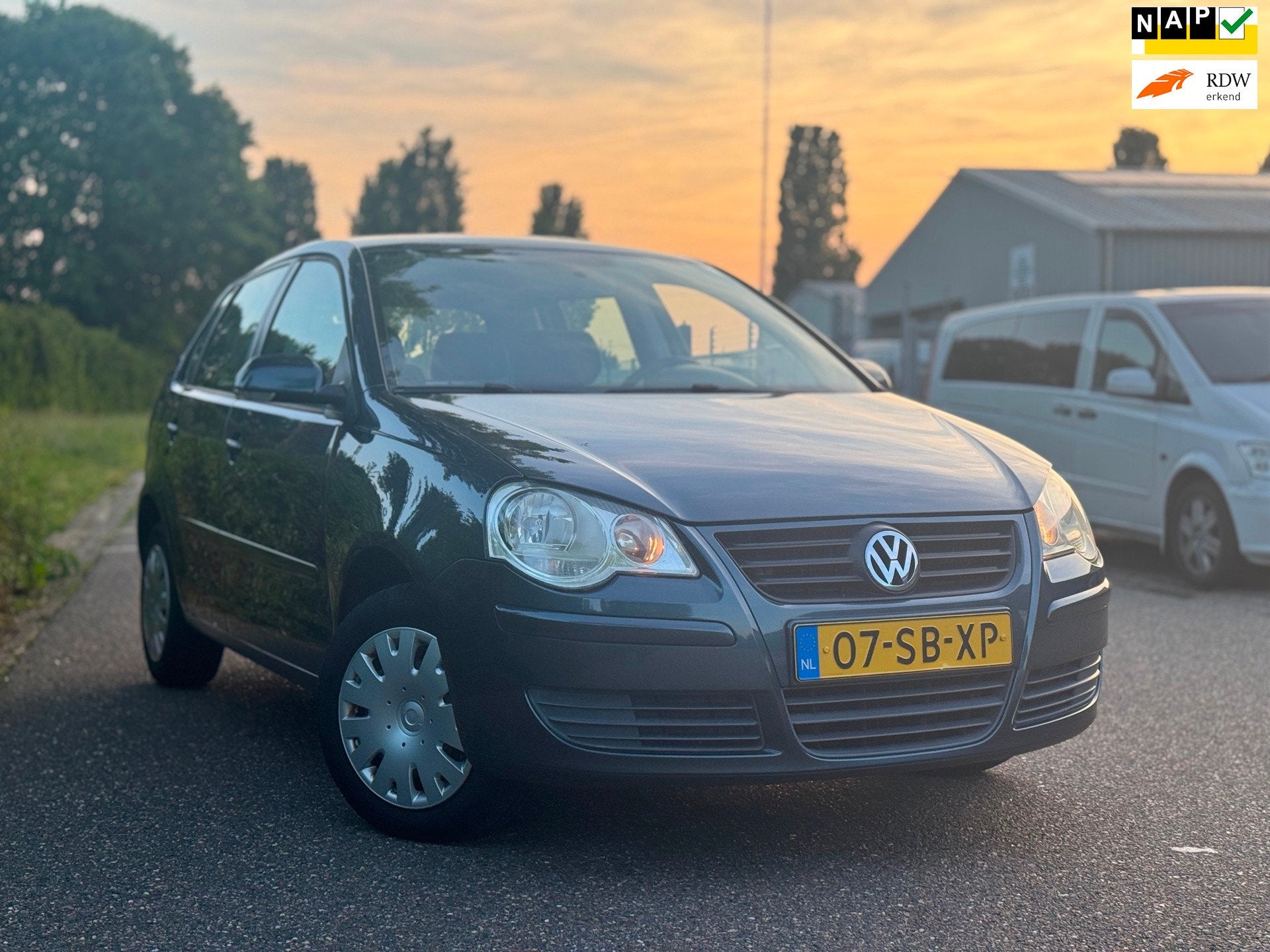 Volkswagen Polo Volkswagen Polo 1.4 Airco nieuwe Distributie, Auto's, Voorwielaandrijving, 15 km/l, Blauw, Origineel Nederlands
