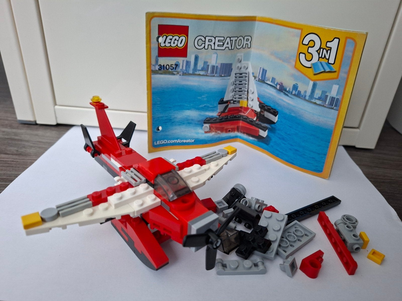 LEGO Creator 31057 Luchtacrobatiek 3-in-1 set, Ophalen of Verzenden, Zo goed als nieuw