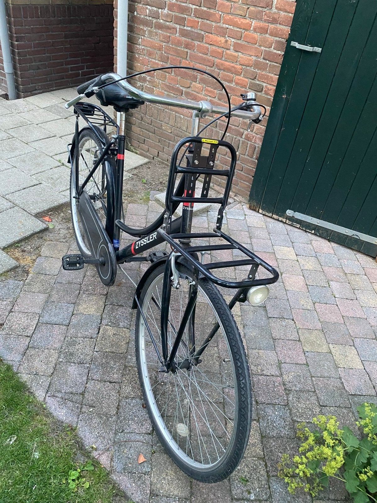 Zyssler Damesfiets met voordrager en bagagedrager, Fietsen en Brommers, Velgrem, Versnellingen, Ophalen, Overige merken