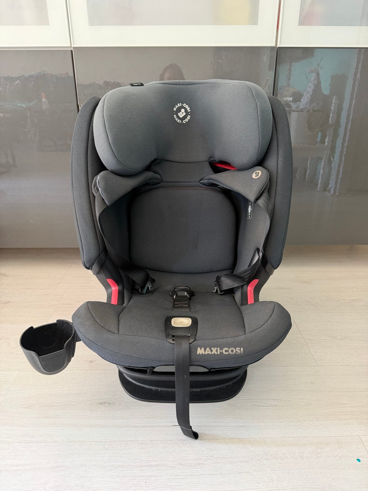 Maxi-Cosi Titan Pro autostoel met Isofix en cuphouder, Ophalen, Zo goed als nieuw, 9 t/m 36 kg, Isofix