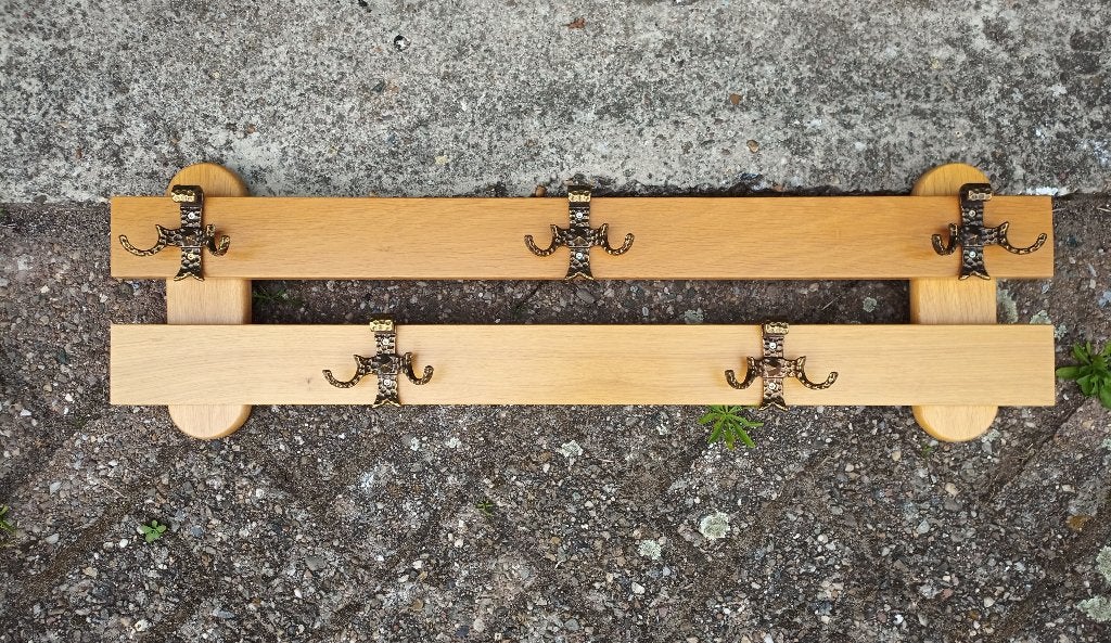 Kapstok Blank Eiken, Huis en Inrichting, Zo goed als nieuw, Minder dan 100 cm, Hout, Ophalen