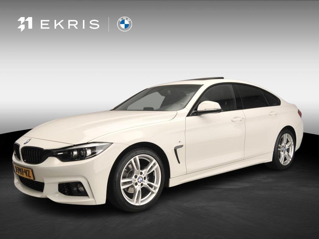 BMW 4 Serie Gran Coupe 418i | M-Sportpakket | LED | Leder |, Auto's, Automaat, 12 maanden, Gebruikt, Wit
