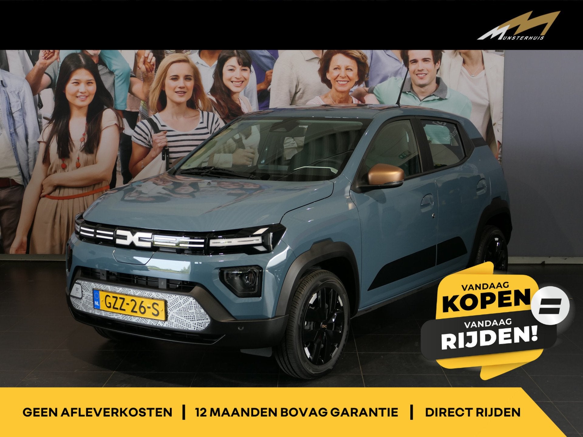 Dacia Spring Extreme 65 26.8 kWh *Incl. Snellader!* *SOH 96,