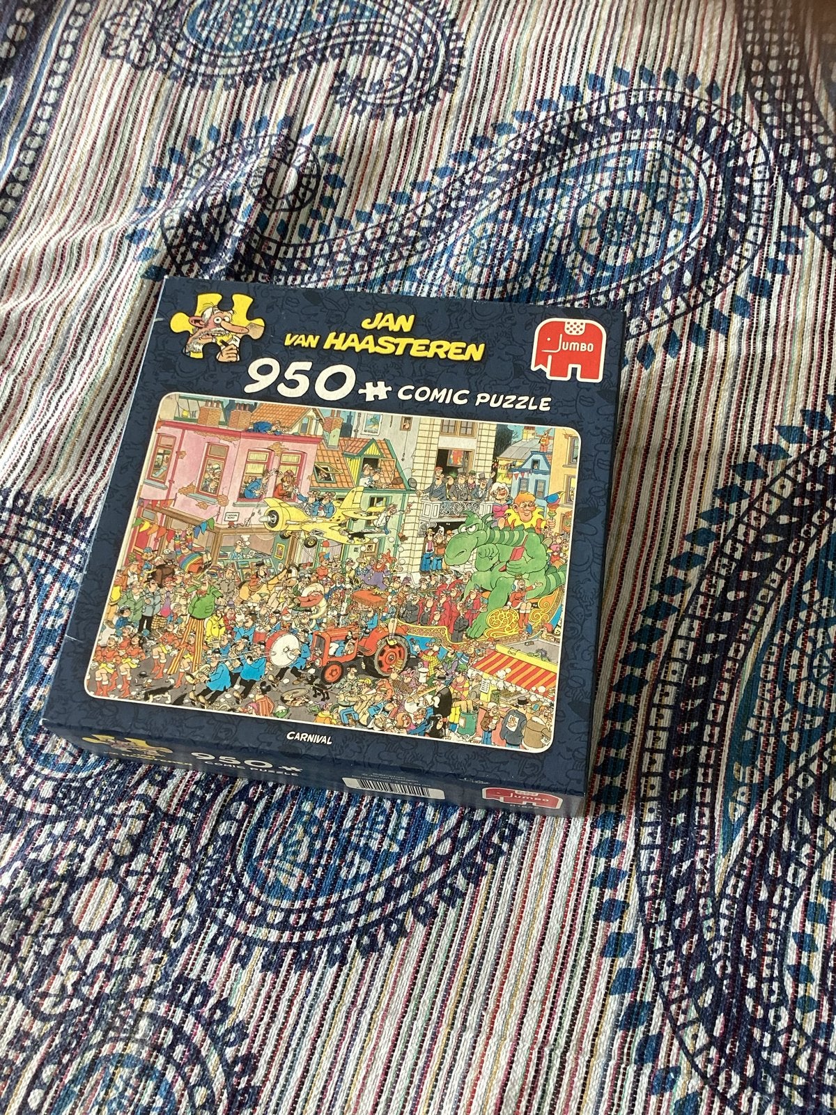 Nieuwe Jan van Haasteren 950 stukjes 'Carnival' puzzel, Ophalen of Verzenden, 500 t/m 1500 stukjes, Nieuw, Legpuzzel