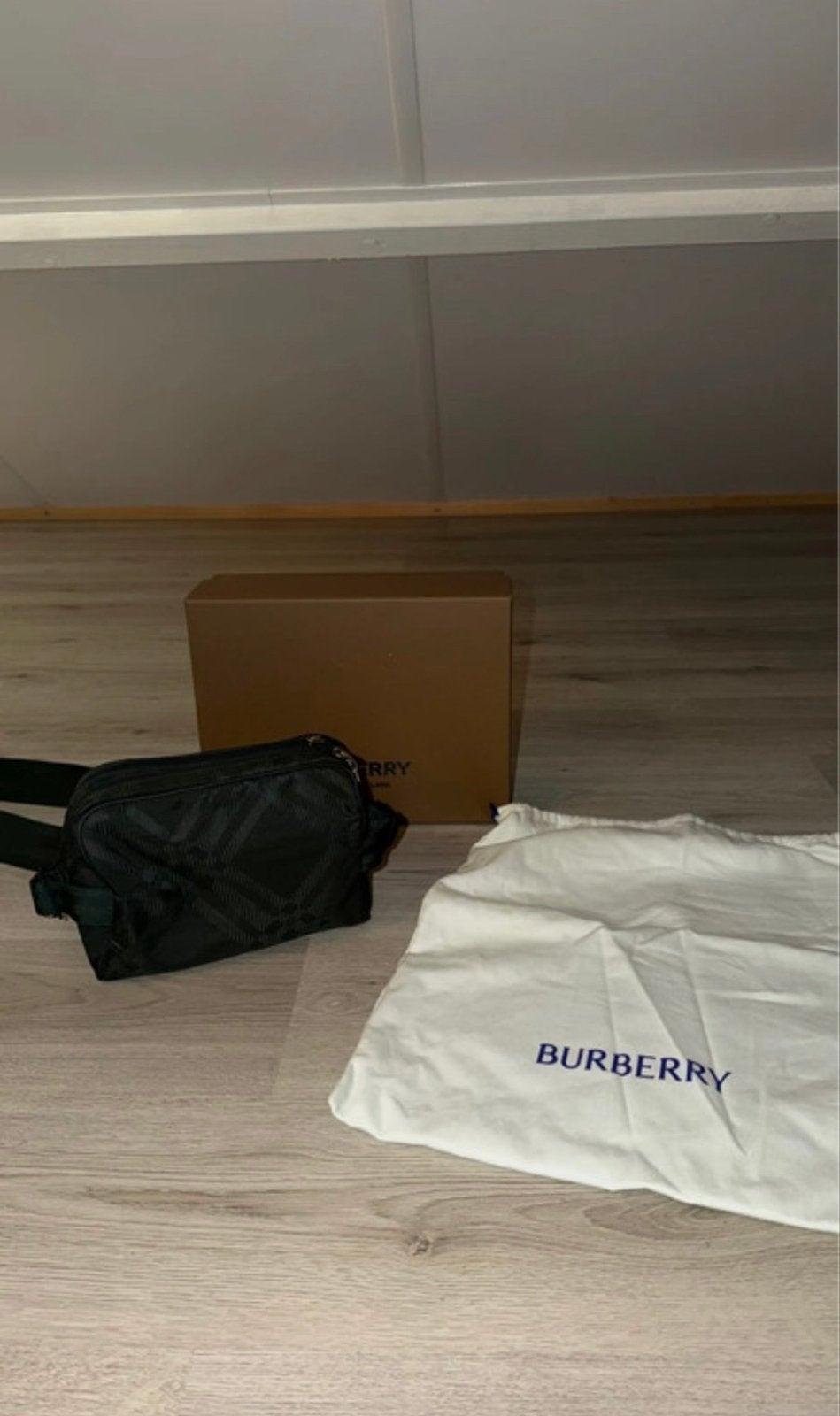 Burberry Heuptas - Donkergroen - Zo goed als nieuw, Ophalen of Verzenden, Zo goed als nieuw, Groen
