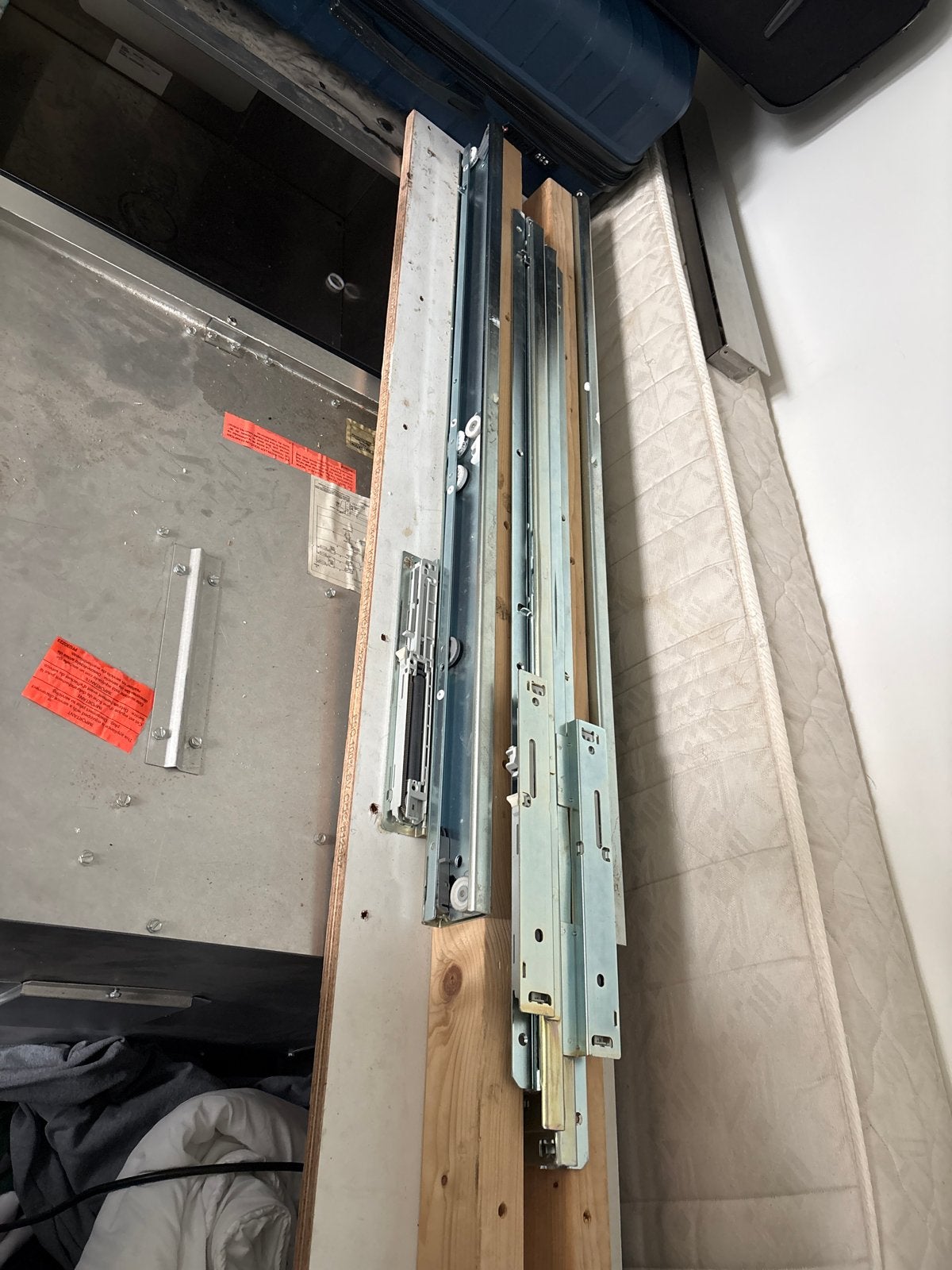 Zware ladegeleiders/telescoopgeleiders ,heavy duty, Ophalen, Gebruikt