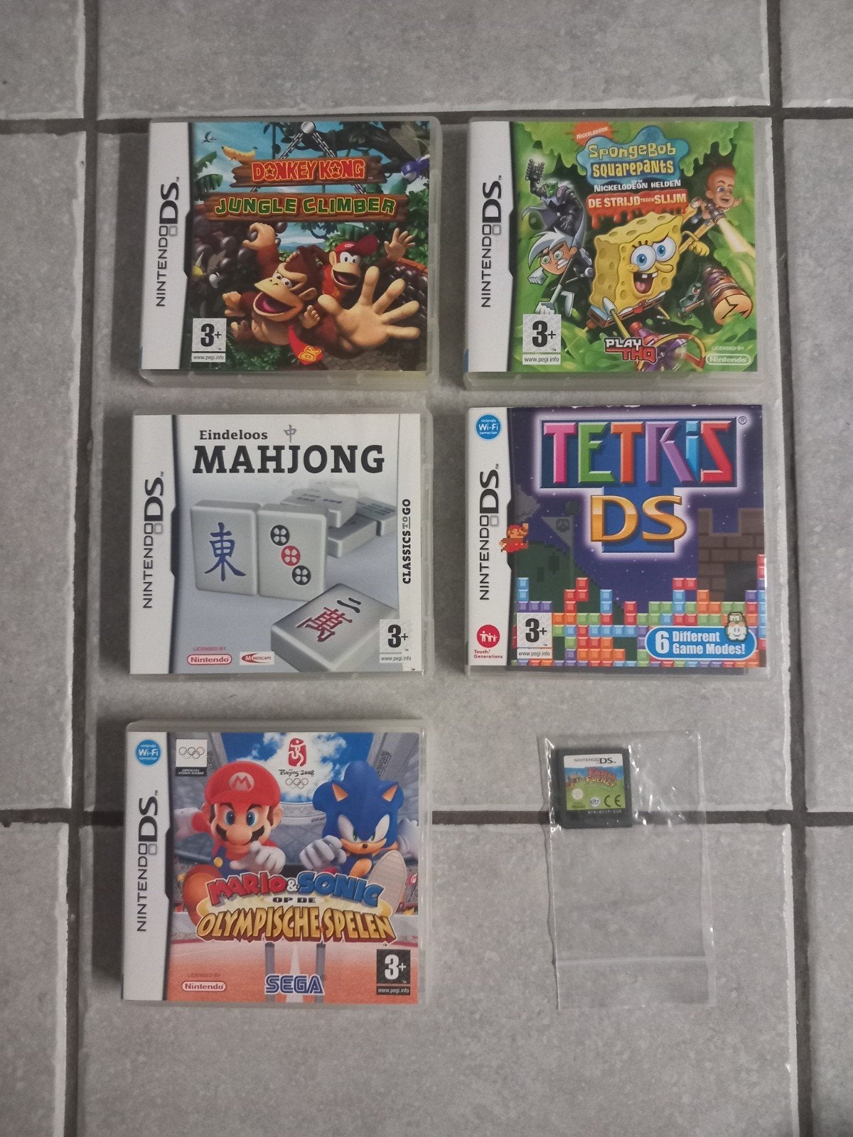 6 games voor Nintendo DS, Avontuur en Actie, Gebruikt, 1 speler, Ophalen of Verzenden