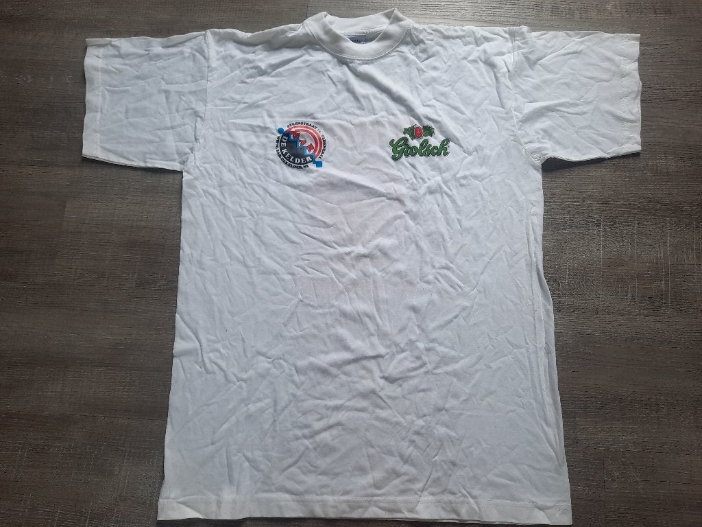 Te koop: Grolsch t-shirt van Bar de Kelder uit Oldenzaal XL, Ophalen of Verzenden, Nieuw, Overige typen, Grolsch