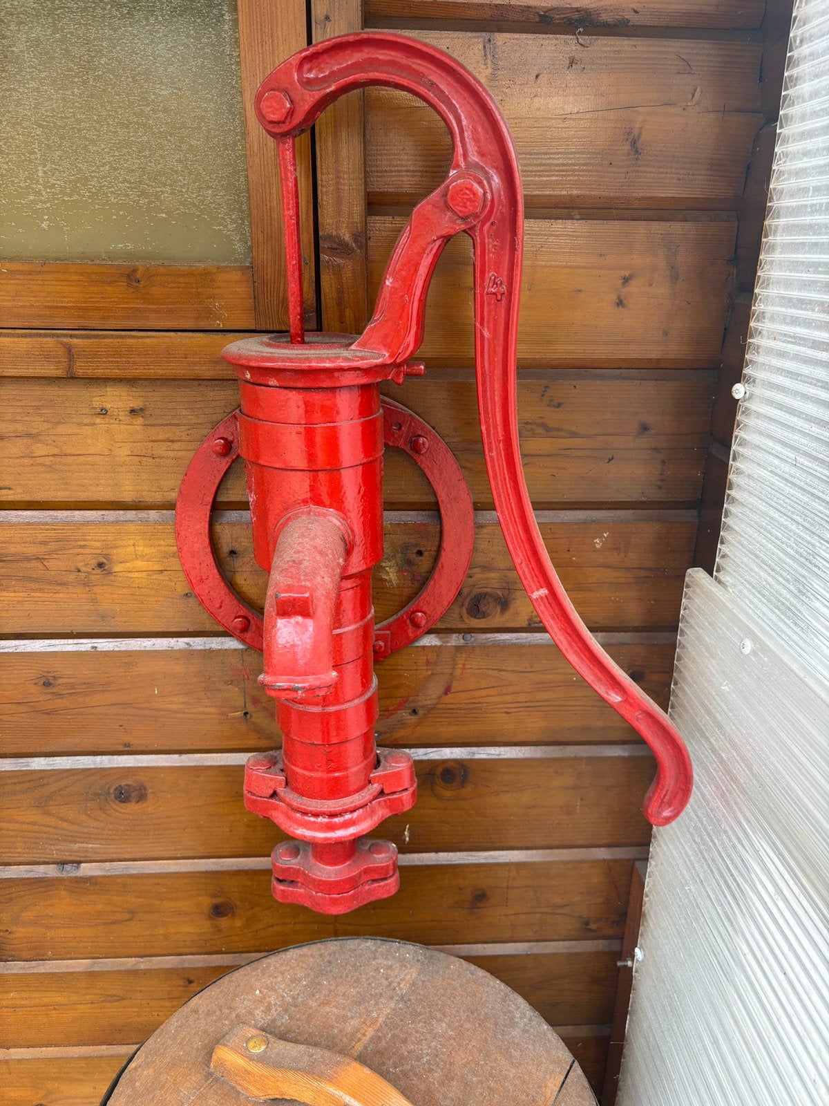 Gietijzeren waterpomp 70 cm, Tuin en Terras, Ophalen, Gebruikt, Handmatig, Bronpomp