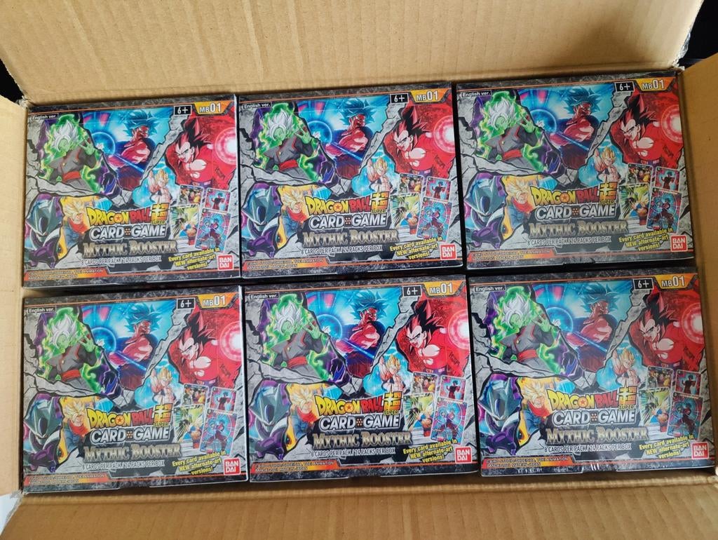 Dragonball Super Mythic MB01 Booster Box Sealed !, Ophalen of Verzenden, Nieuw, Boosterbox, Foil