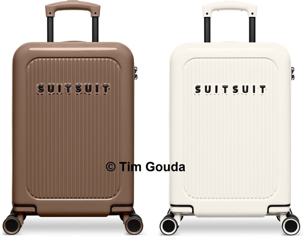 ✅ SUITSUIT Caretta koffer Handbagage Set 55 cm 2 Delig NIEUW, Wieltjes, 50 tot 60 cm, Hard kunststof, Nieuw
