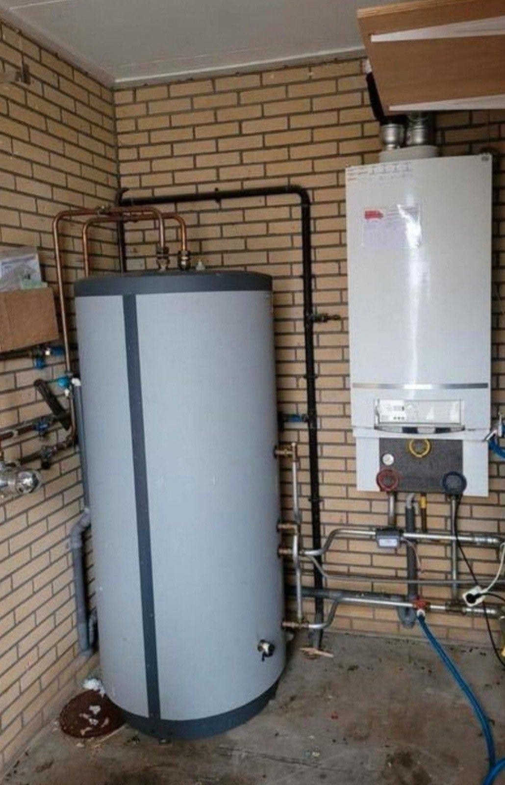 Buffervat / Warmwaterboiler 500L PUB2 DS 500 Dubbele spiraal, Ophalen, Gebruikt, 100 liter of meer, Boiler