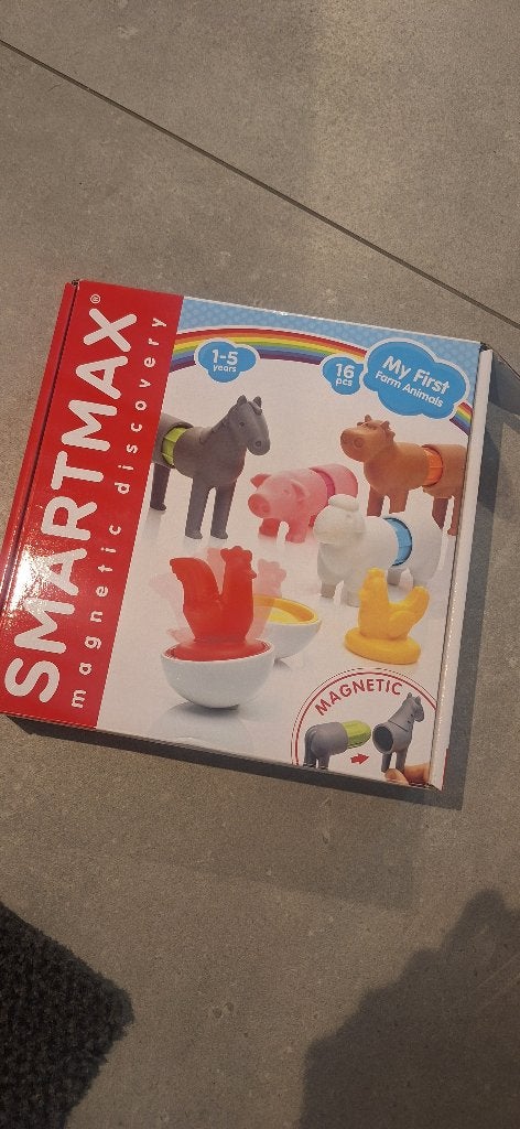 Smartmax dierentuindieren trein + boerderij dieren, Ophalen, Zo goed als nieuw, Overige merken