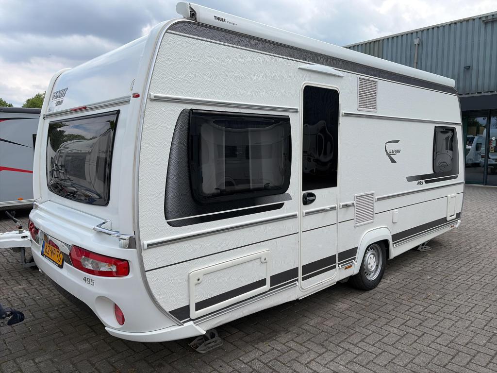 Fendt Saphir 495 SFB Zeer compleet!!!, Caravans en Kamperen, Caravans, Rondzit, Bedrijf, Overige typen, Fendt