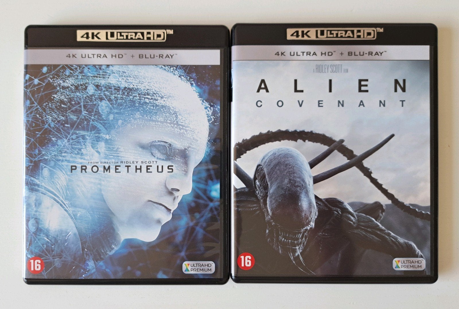 Prometheus & Alien: Covenant [4K Ultra HD + Blu-ray], Ophalen of Verzenden, Zo goed als nieuw, Science Fiction en Fantasy, Boxset