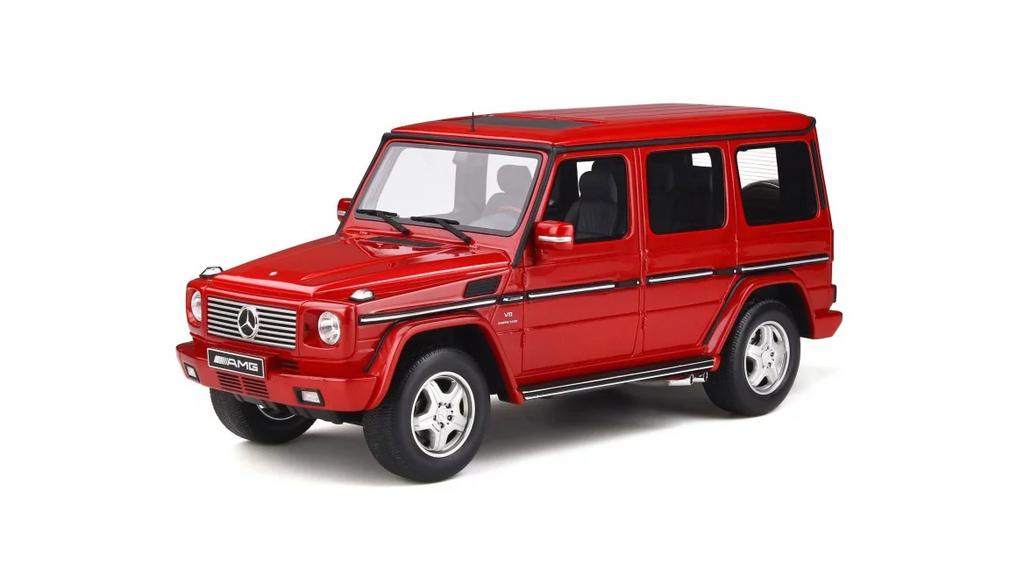 Ottomobile Mercedes-Benz G-Class 55 AMG Red 2003 1:18 otto, Ophalen of Verzenden, Zo goed als nieuw, Auto, OttOMobile