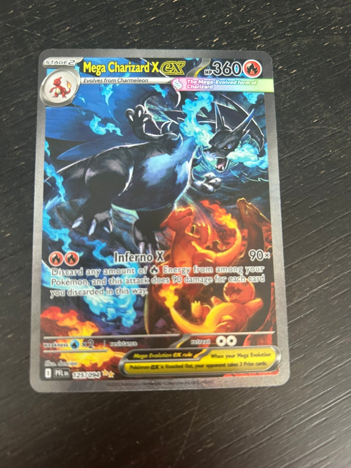 Pokemon Mega Charizard X EX (PFL125), Ophalen, Zo goed als nieuw