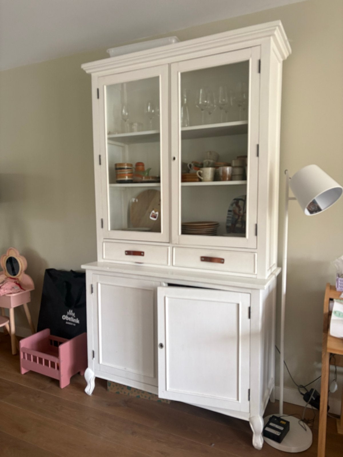 Witte buffetkast, sleutels kwijt 120cm x 50cm, Ophalen, Gebruikt, 100 tot 150 cm, 200 cm of meer