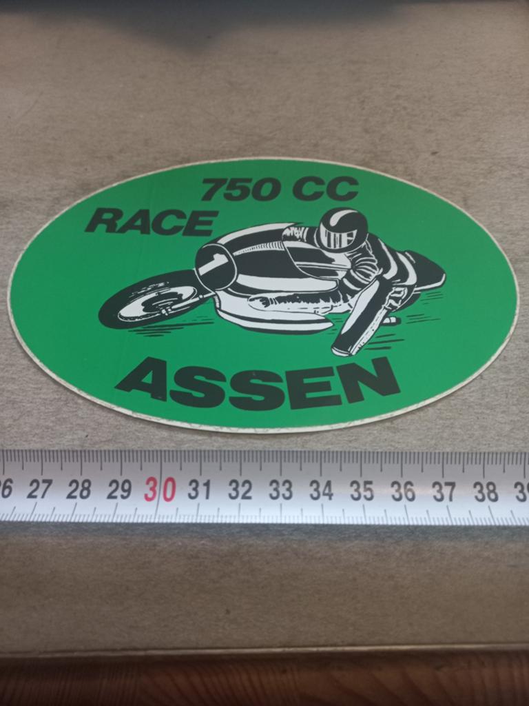 750 cc race tt assen, Verzamelen, Ophalen of Verzenden, Zo goed als nieuw