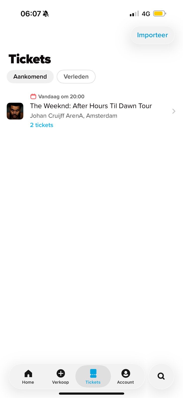 2x zitplaatsen the weeknd 17 juli, Twee personen, Overige soorten