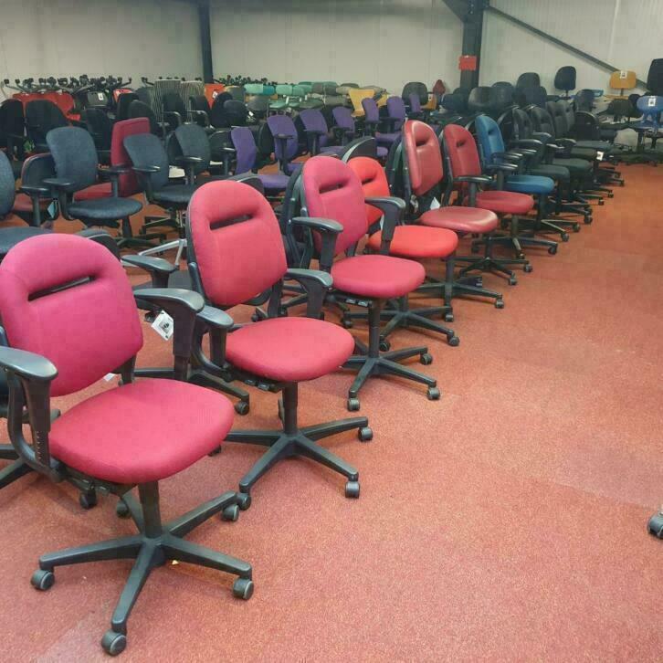 partij geheel instelbare kantoor stoelen, bureaustoelen, Huis en Inrichting, Bureaus, Ophalen of Verzenden, Nieuw