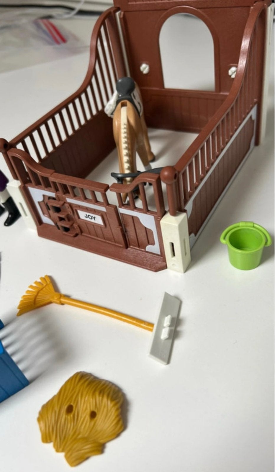 Playmobil Warmbloedpaard met paardenbox - 5520, Kinderen en Baby's, Speelgoed | Playmobil, Gebouw, Complete set, Ophalen of Verzenden