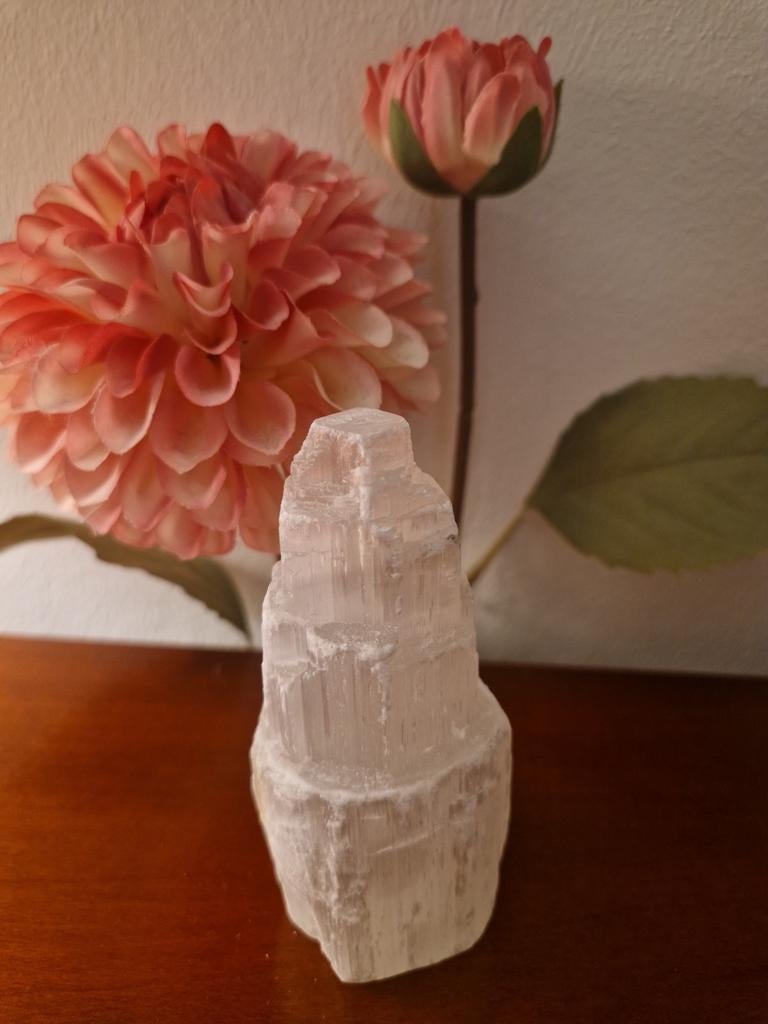 Seleniet toren 10 cm nieuw, Verzamelen, Mineralen en Fossielen, Ophalen of Verzenden, Mineraal