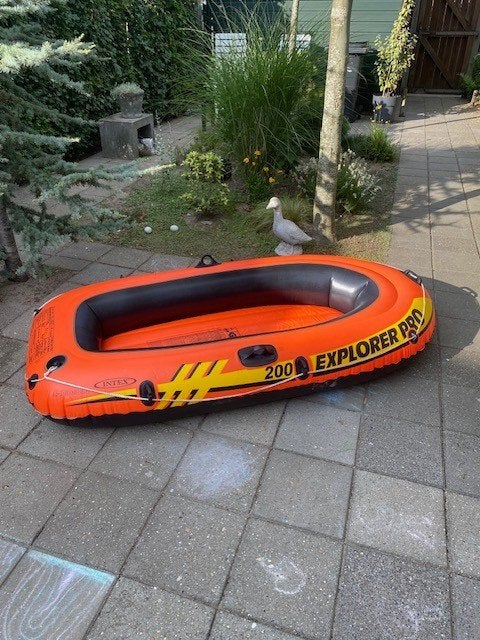 Intex Explorer Pro 200 opblaasboot met peddels, Kinderen en Baby's, Speelgoed | Buiten | Opblaasfiguren, Ophalen, Zo goed als nieuw