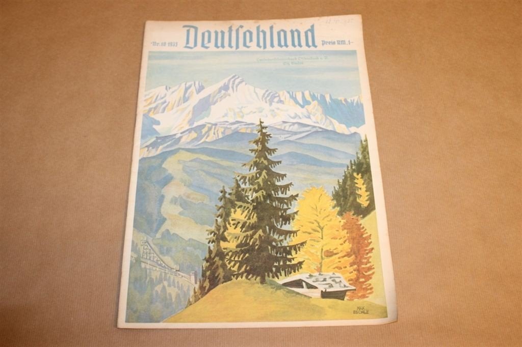 Deutschland - Nr. 10 -1935 - Hitler Duitsland, Ophalen of Verzenden, 1920 tot 1940, Knipsel(s)