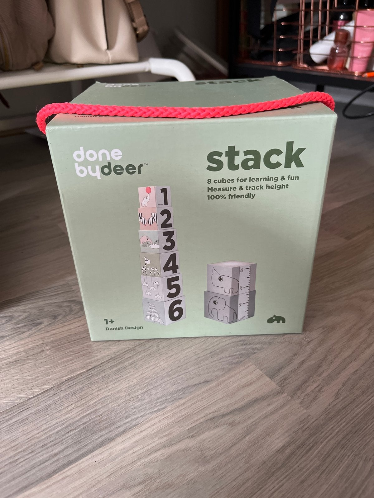 Done by Deer stapeltoren - 8 kubussen voor leren & plezier, Ophalen of Verzenden, Nieuw, Overige typen