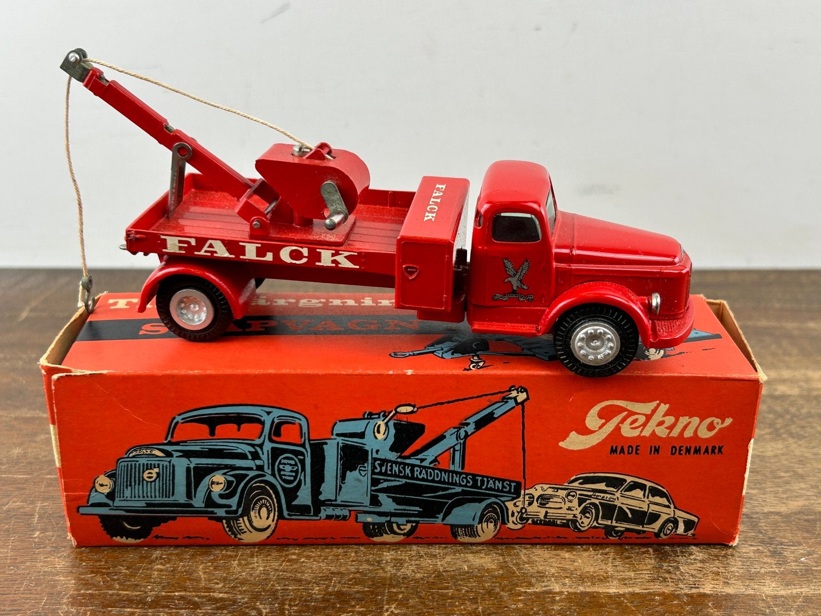 Tekno 436 Volvo Takelwagen Bärgnings Bil, Ophalen of Verzenden, Zo goed als nieuw, Bus of Vrachtwagen, Tekno