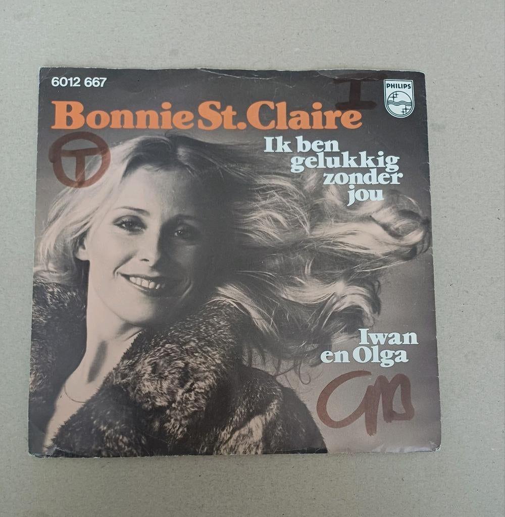 Bonnie St.Claire  - Ik Ben Gelukkig Zonder Jou, Cd's en Dvd's, Gebruikt, 7 inch, Single, Ophalen of Verzenden