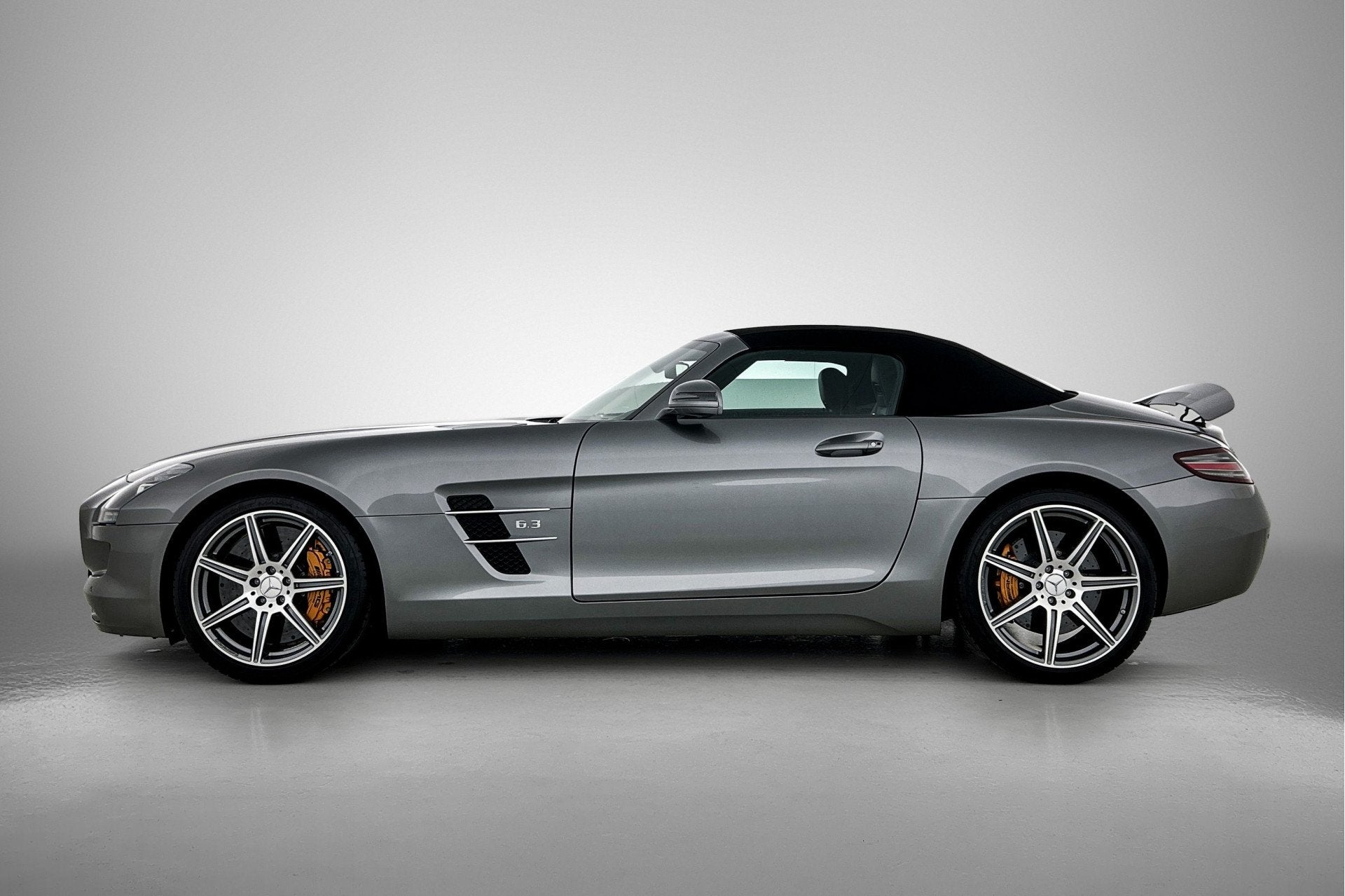 Mercedes-Benz SLS Roadster 6.3 AMG | AMG Imola Grijs | AMG R, Auto's, Automaat, Achterwielaandrijving, Leder, Bedrijf
